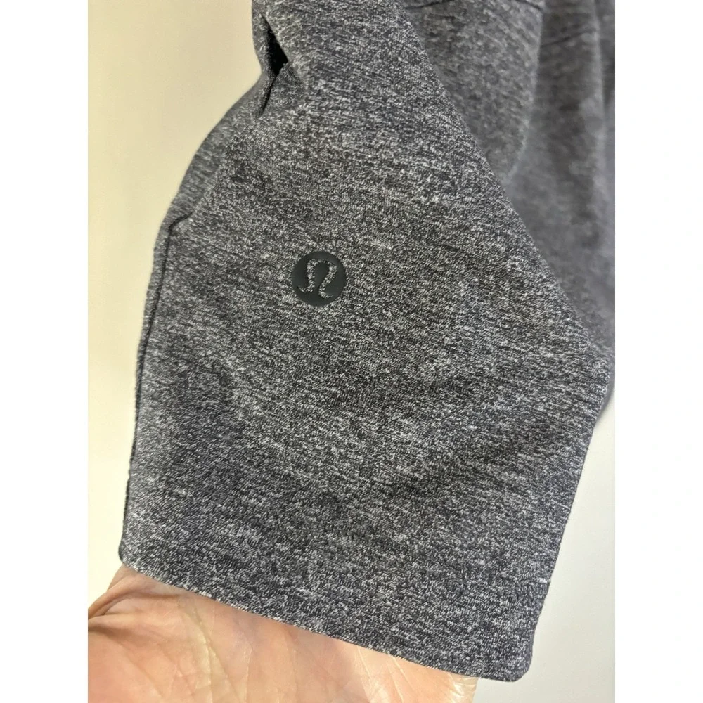 LULULEMON‎ Charcoal Gray Drawstring Shorts 2 Training Gym